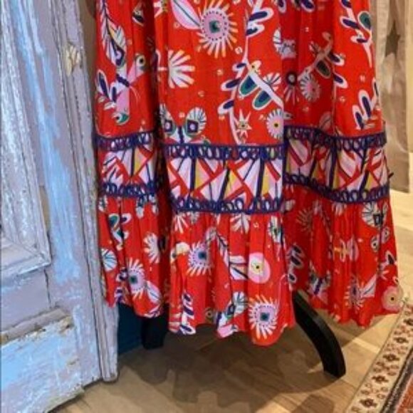 Long dress with long sleeves great colors - Picture 4 of 7